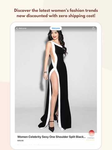Women Clothing Shopping Shop iPad screenshot