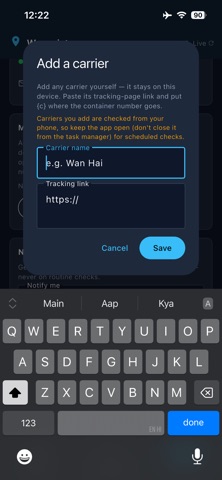 Waypoint - Container Tracker Screenshot 5 of 7