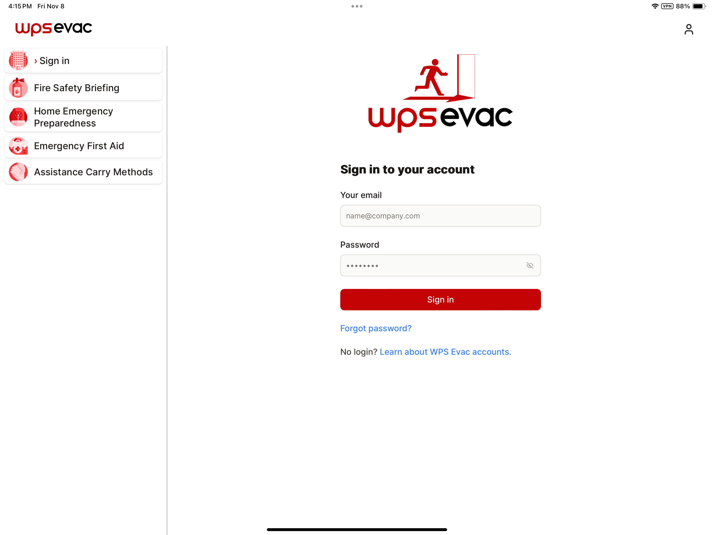 WPS Evac