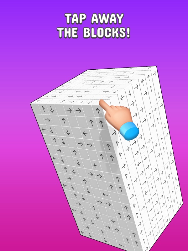 Tap to Unblock 3d Cube Away screenshot 1