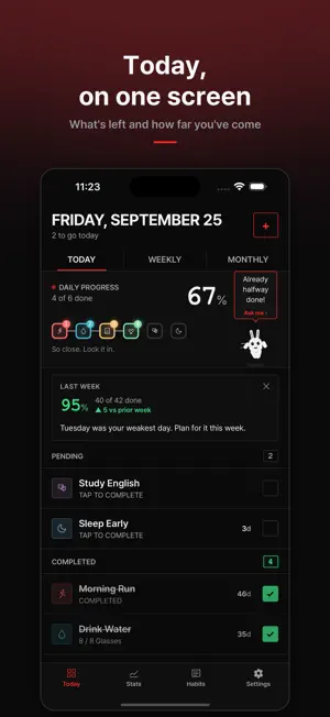 Habit To Go screenshot 1
