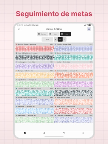 HelloHabit - Habit Tracker iPad screenshot 2