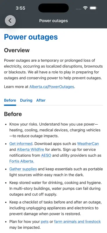 Alberta Emergency Alert screenshot 7 of 8