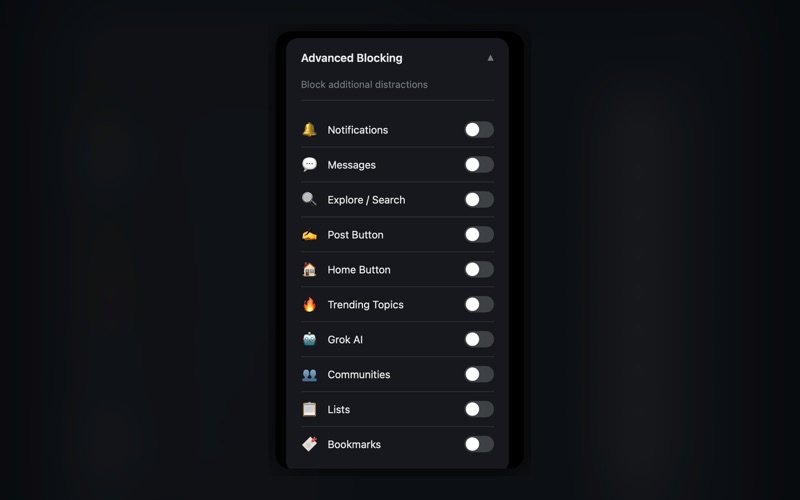 LockBird: Feed Blocker for X screenshot