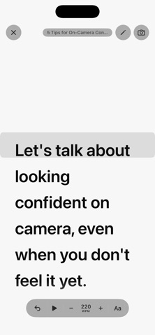 Rolltake - Teleprompter Screenshot 6 of 6