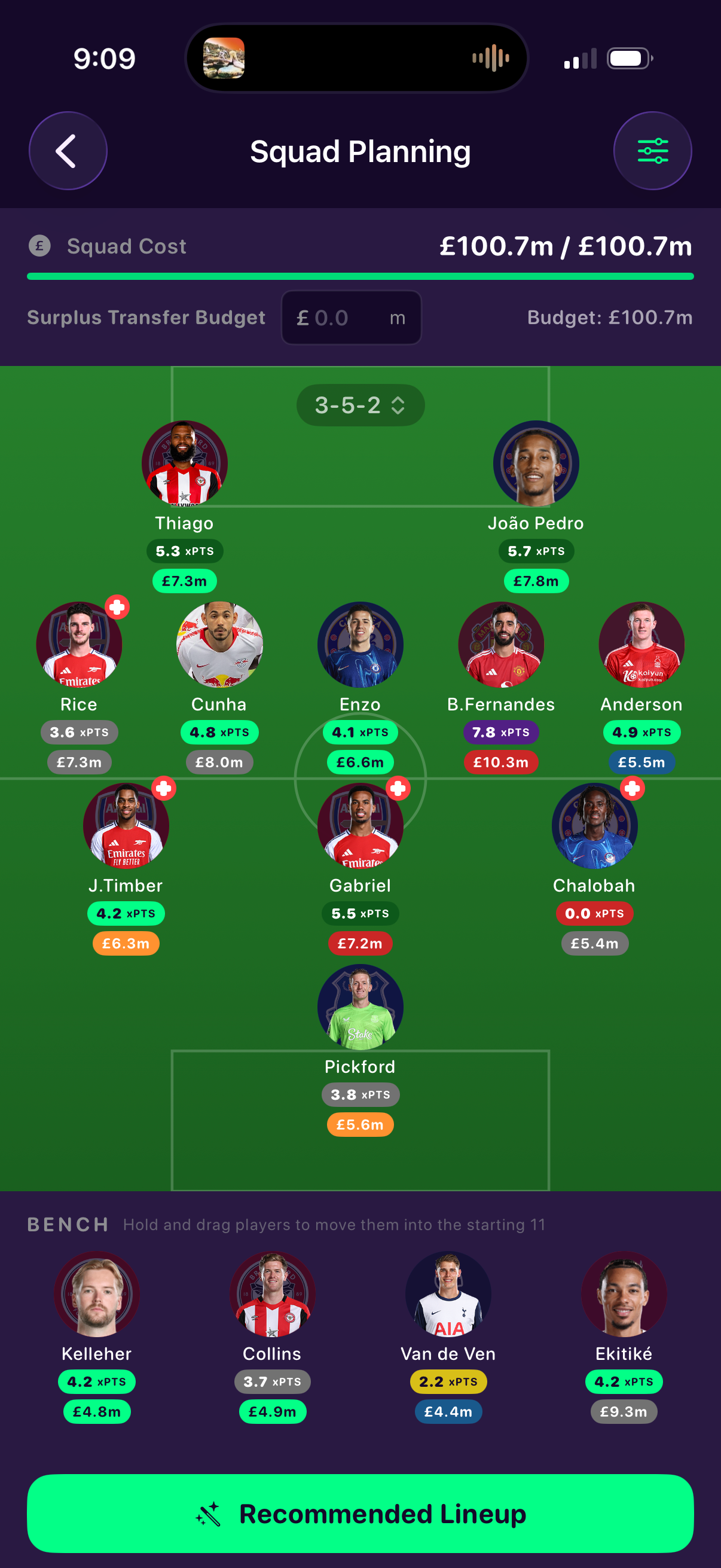 Armband - FPL Companion App screenshot 5