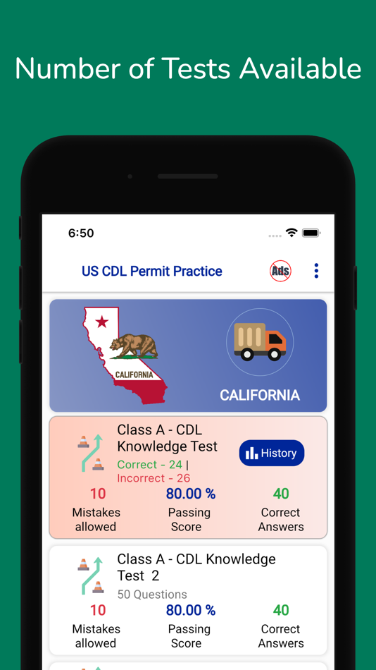 #3. CDL Permit Practice Test Prep (iOS) 由: S Mehta