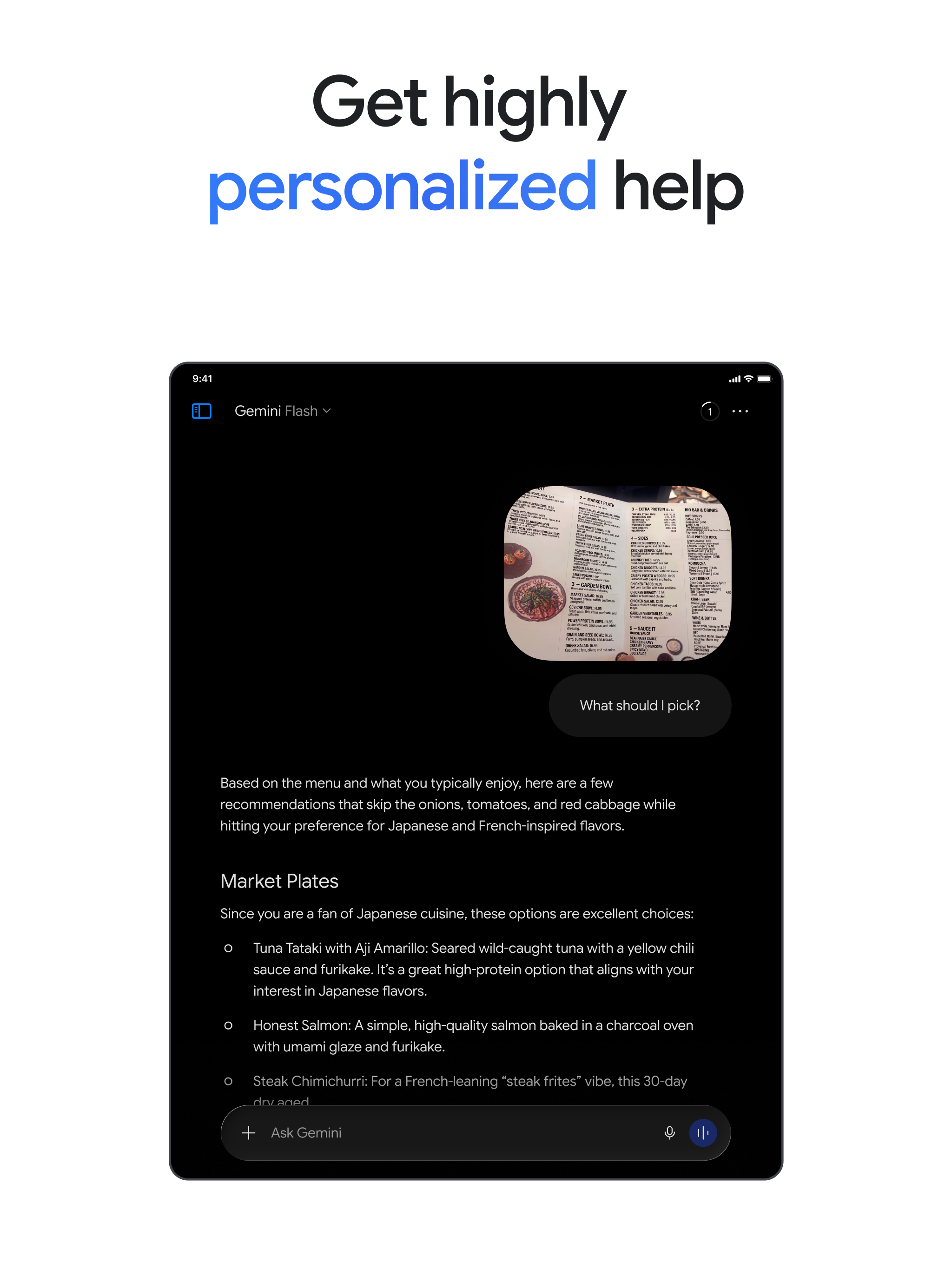 Google Gemini screenshot 20