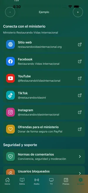 Biblia Plus Español screenshot 2
