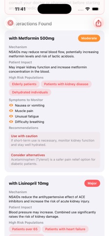 MedCheck - 薬の飲み合わせ確認 のスクリーンショット