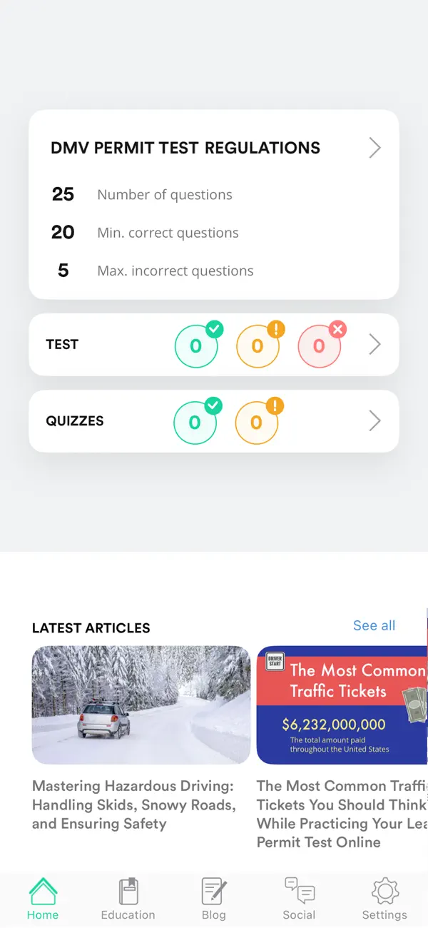 Screenshot #2 pour Motorcycle US DMV Permit test