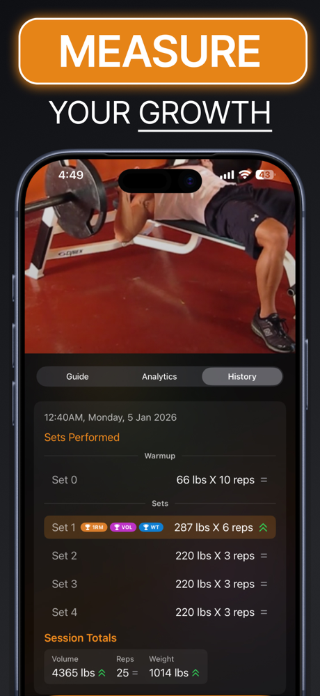 Gymeo - Scan & Workout Tracker screenshot 4