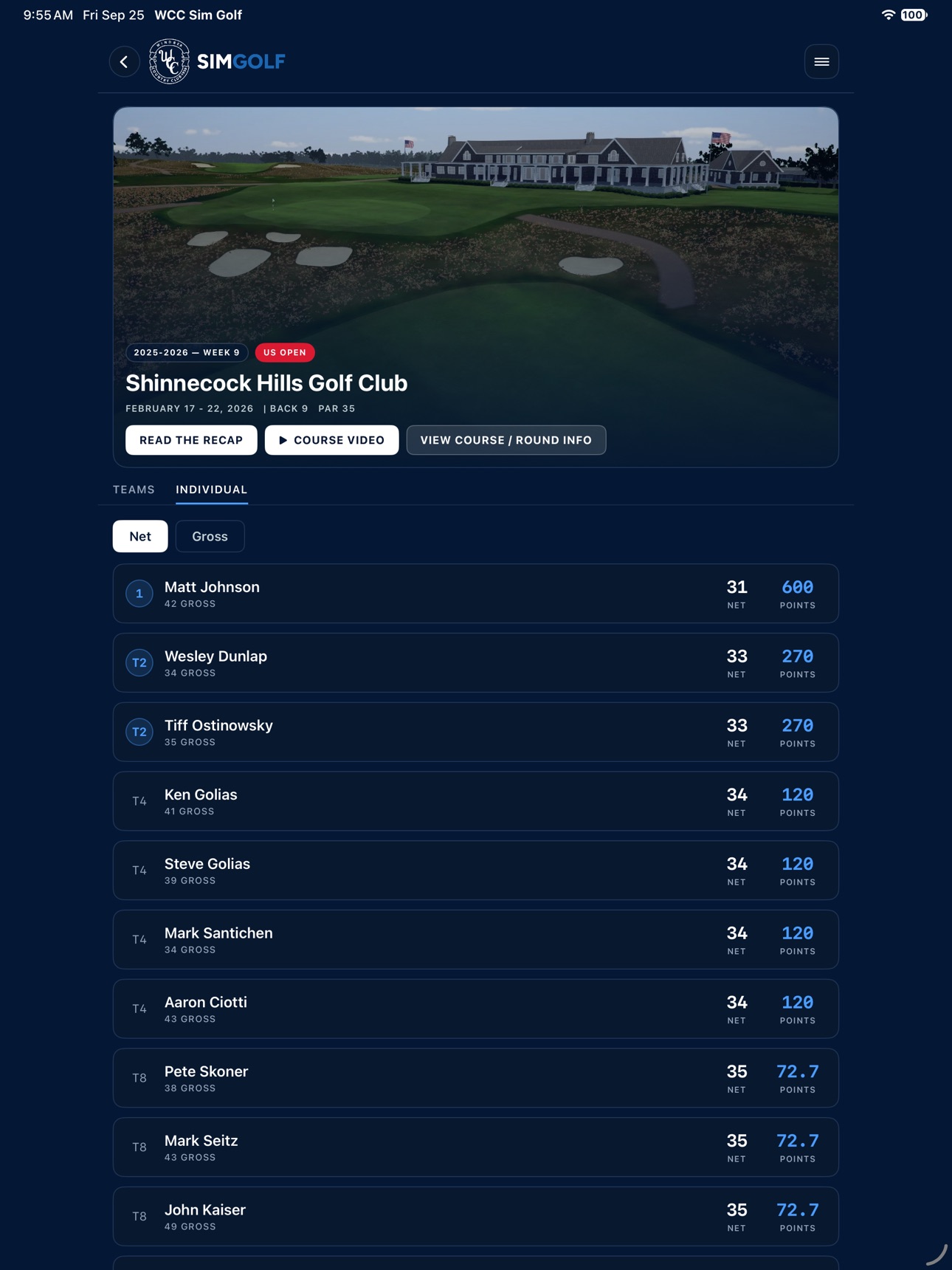 Screenshot 7 of WCC SimGolf