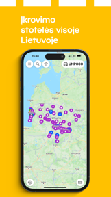 UNIPARK - parking app screenshot