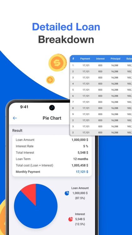 EMI Loan & Mortgage Calculator screenshot-3