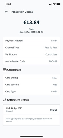 Worldpay Dashboard Screenshot 6 of 9