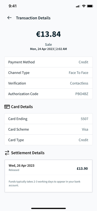 Worldpay Dashboard Screenshot 6 of 9