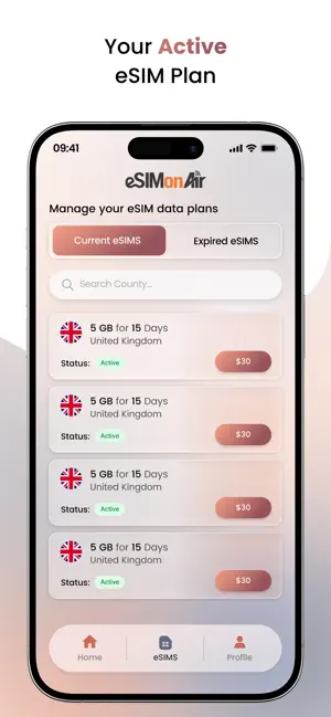 eSim onAir screenshot 3