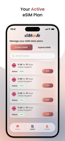 eSim onAir Screenshot 3 of 3