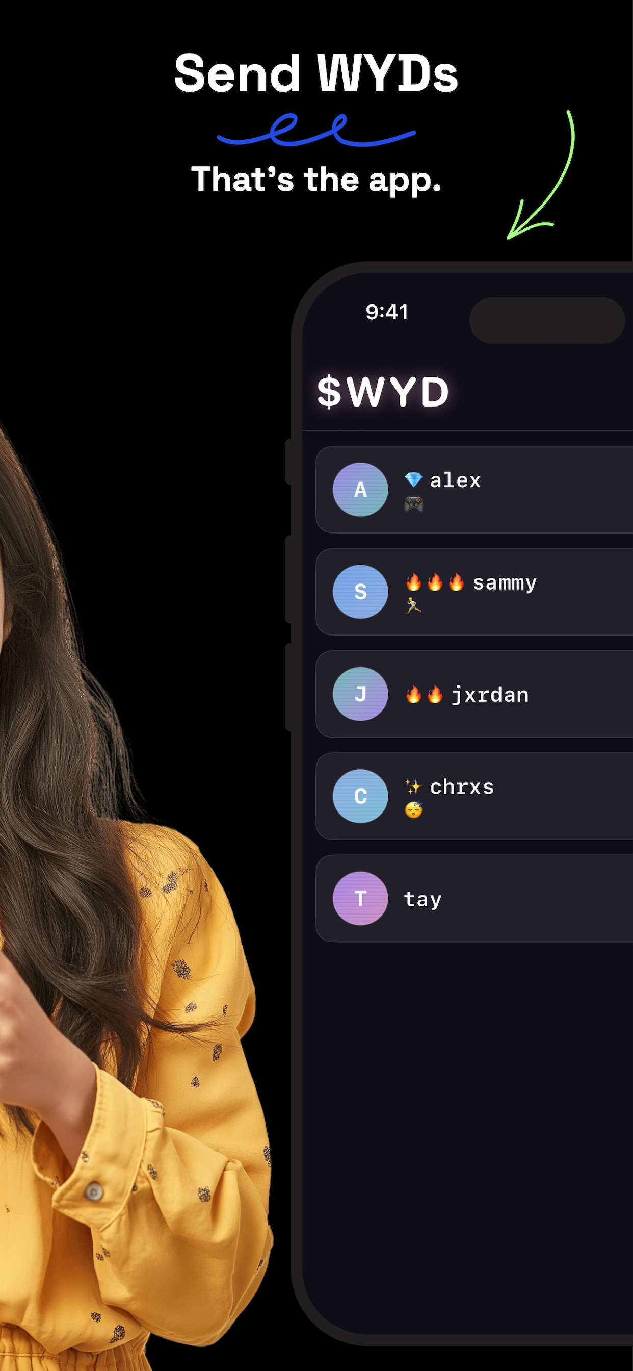 WYD: check in with friends screenshot 2