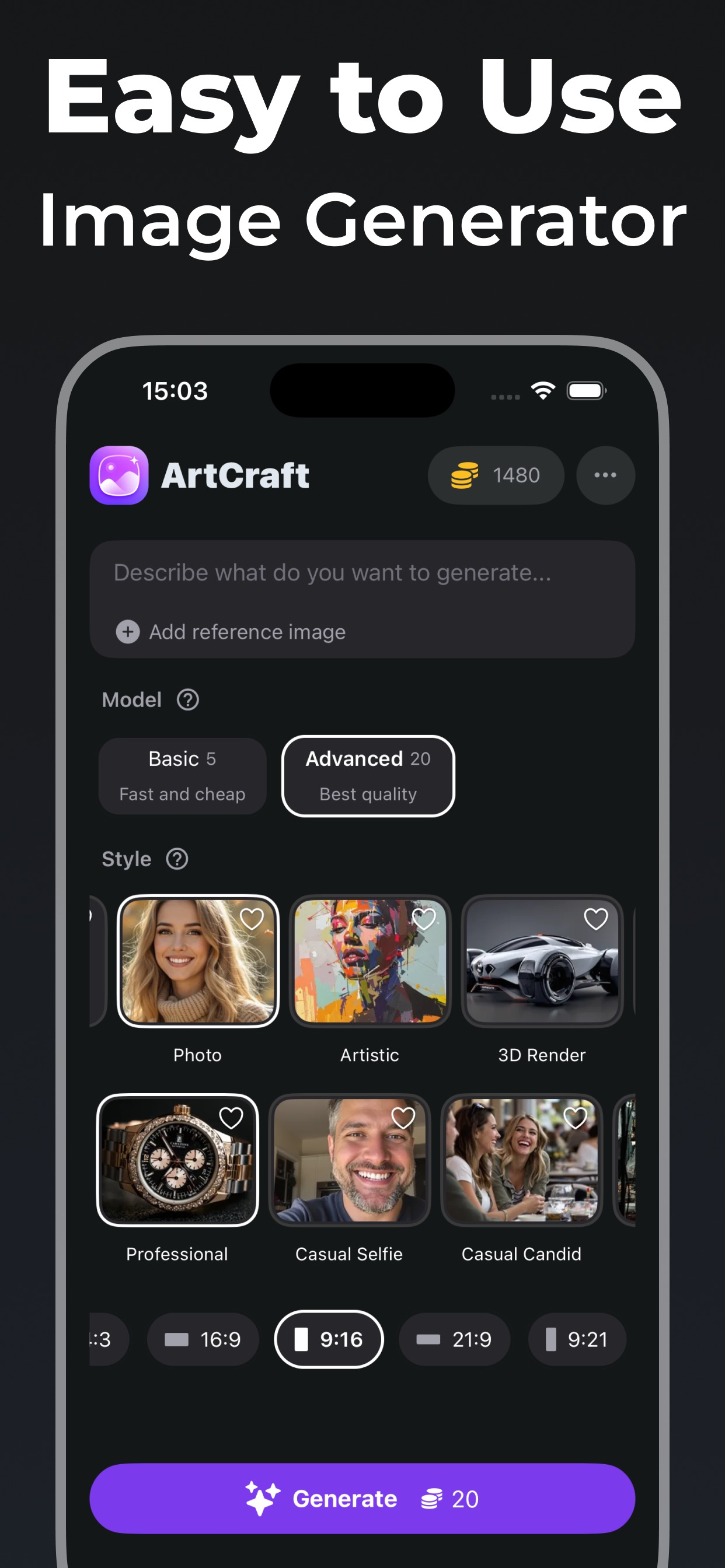 AI Art Generator: ArtCraft