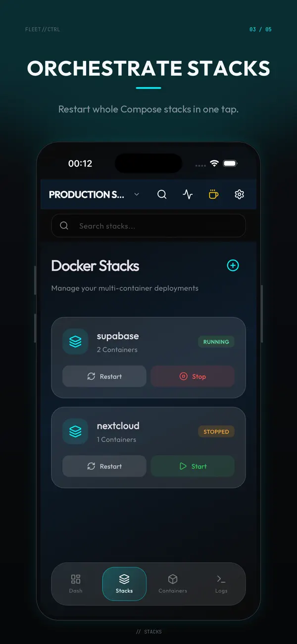 #2. Container Manager for Docker (iOS) Tekijänä: Antonios Freris