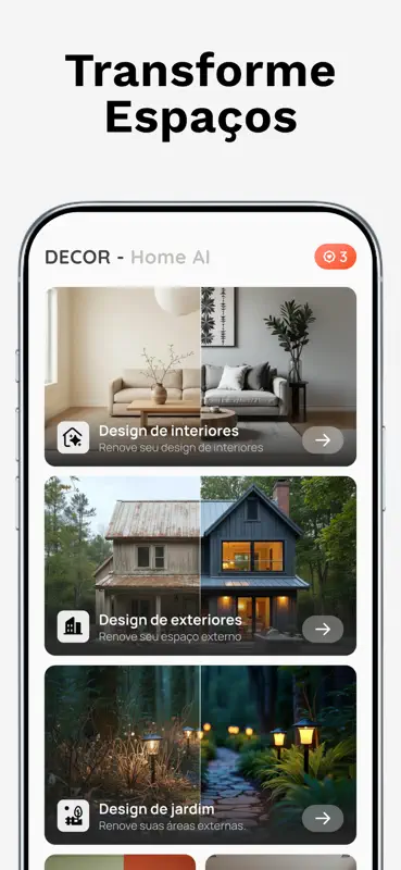 Decor AI: Design e Decoração screenshot 2 of 9
