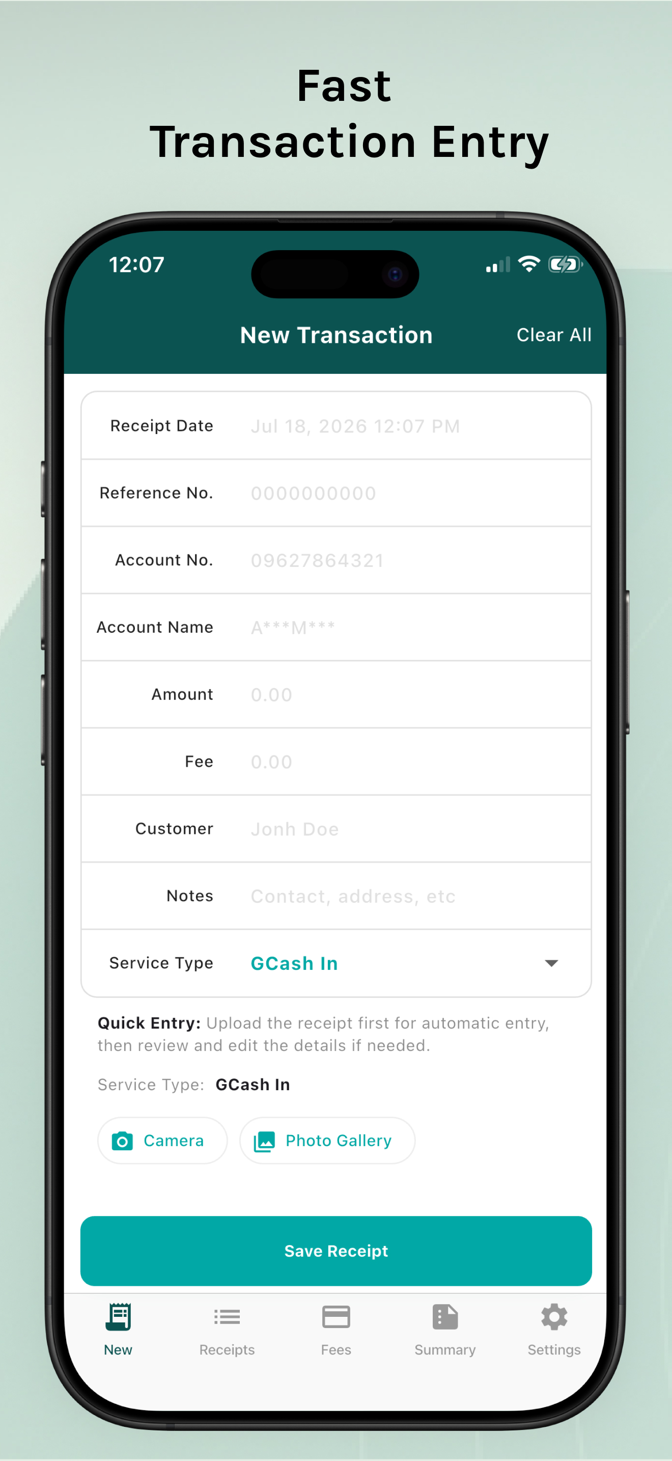 Cash In Cash Out Logbook screenshot 6