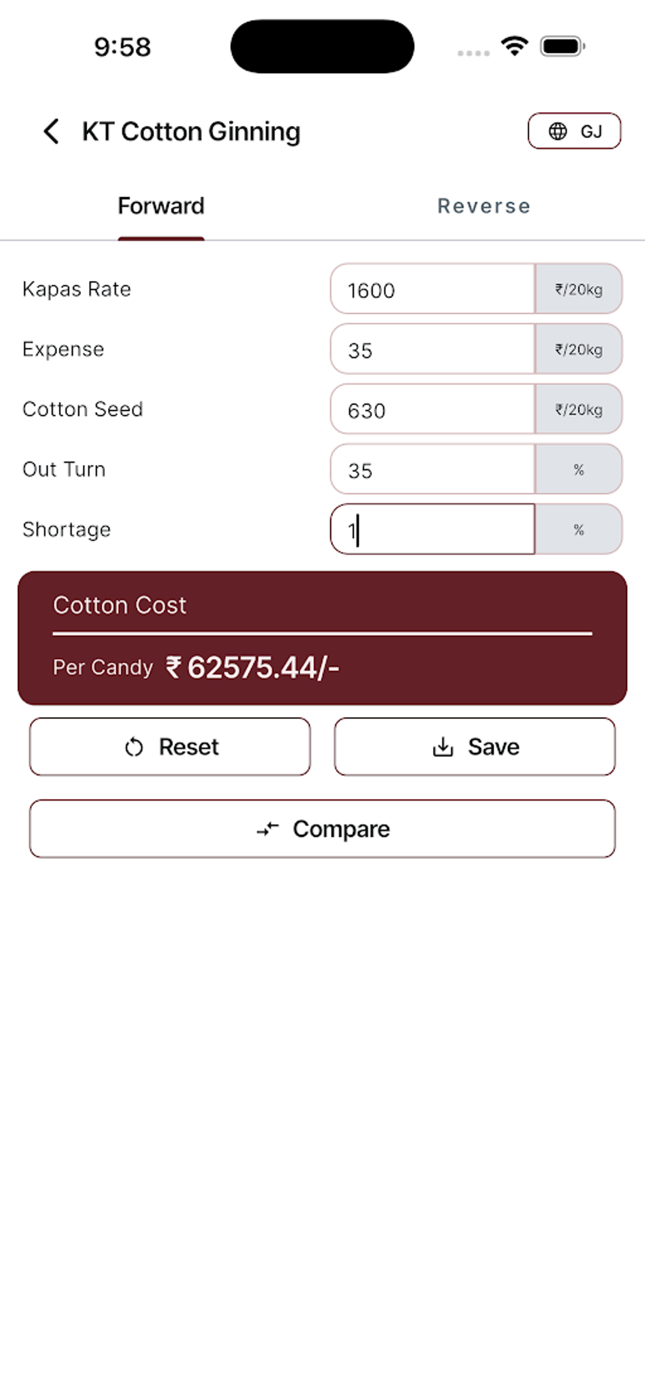 KT Cotton Pro screenshot 2