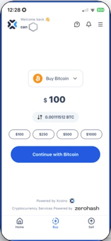 Xcoins.com: Buy & Sell Crypto iPhone screenshot