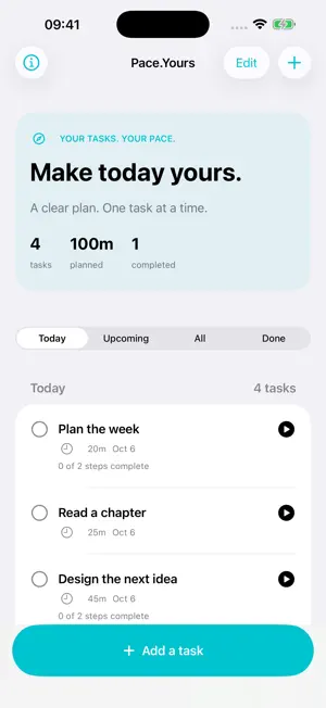 Pace.Yours screenshot 1