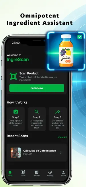Ingre Scan - Food Check screenshot 1