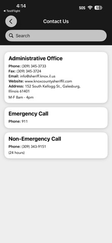 Knox County Sheriff Illinois Screenshot 2 of 3