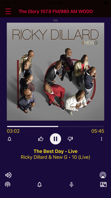 The Glory 107.9 FM / 980 AM Screenshot
