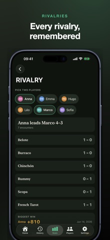 Puntia: Card Score Keeper iPhone screenshot