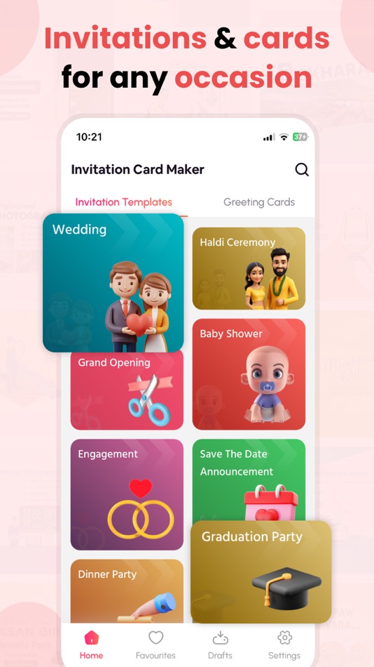 #2. Invitation Maker & Card Maker (iOS) 게시자: Ajaykumar Baldha