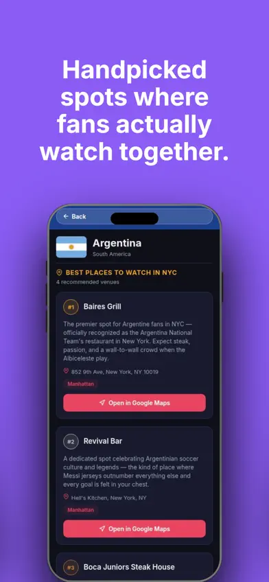 NYC Soccer Bar Finder screenshot 2