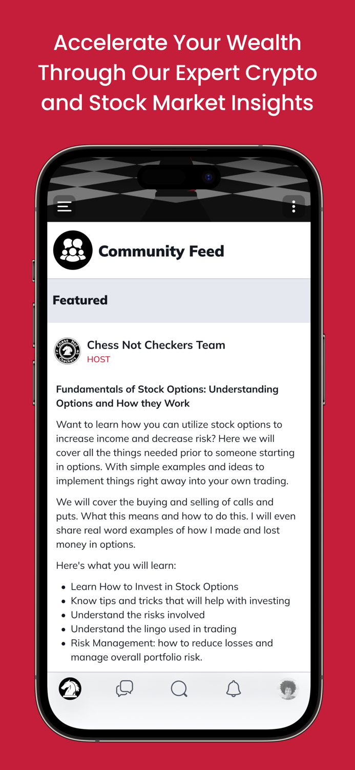 Chess Not Checkers University