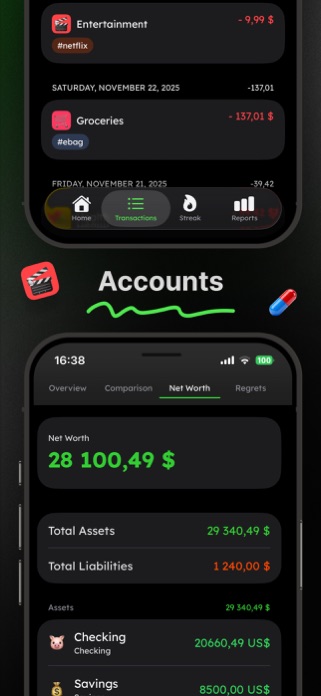 Spending Tracker: Cashscreen Screenshot 6 of 7