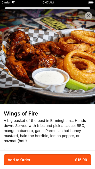 Black Market Bar and Grill iPhone screenshot 3 - Food & Drink app