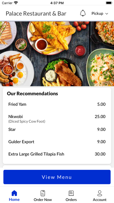 Palace Restaurant & Bar Screenshot