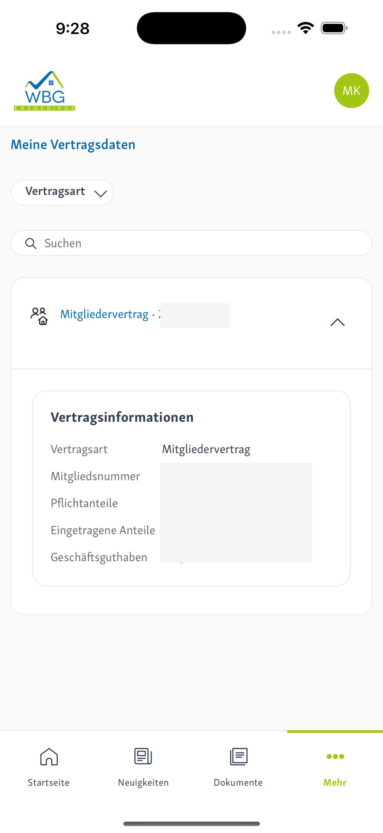 Serviceportal WBGE screenshot 3