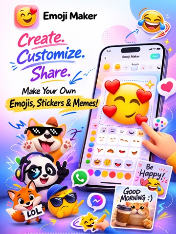 Emoji Maker - Personal Creator iPad screenshot
