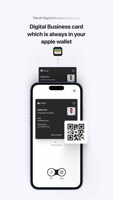 bCard: Digital Business Card Screenshot