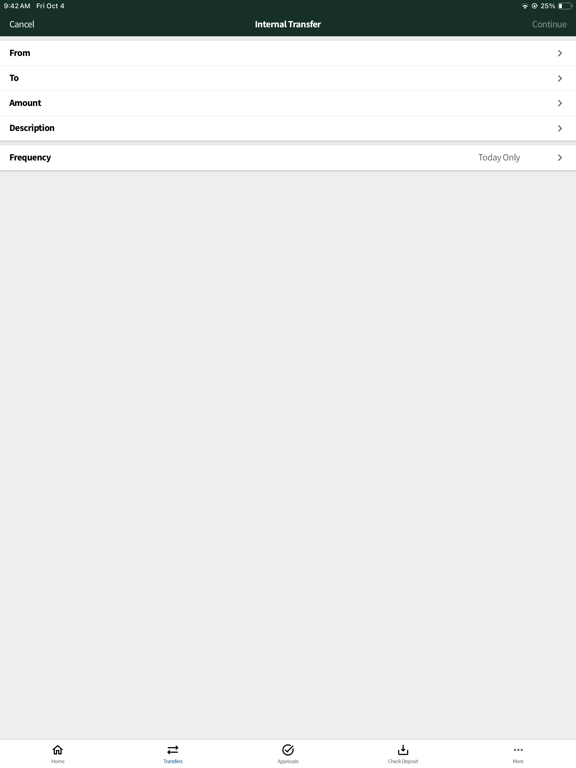 Peoples Business Manager iPad screenshot 5 - Finance app