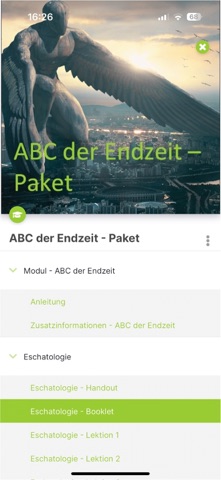 Bibelschule App screenshot