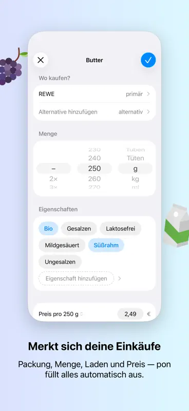 pon - smarte Einkaufsliste screenshot 6 of 8