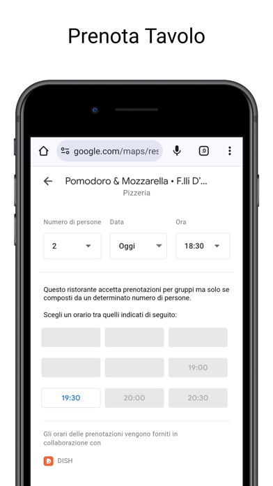 Pomodoro & Mozzarella Pizzeria Screenshot
