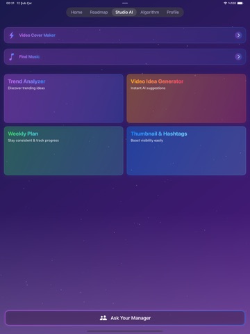 Viralight: Influencer Manager! iPad screenshot