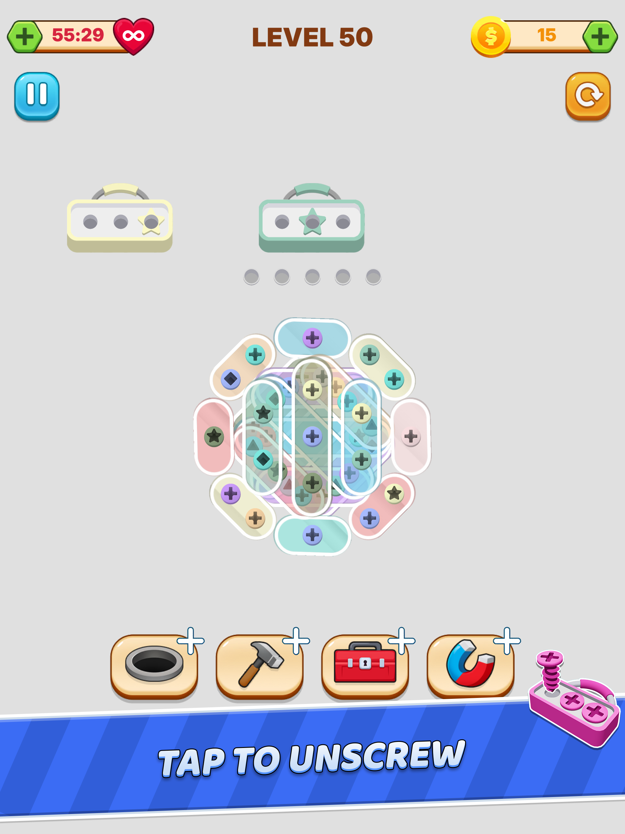 Screw Nuts Jam Puzzle screenshot 11